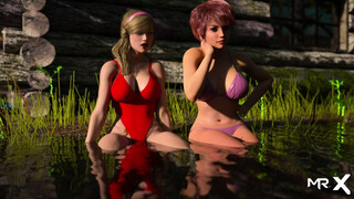DusklightManor - girls at the lake E1 #98