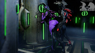 Fast Fucking Valkyr Warframes 3D Animation