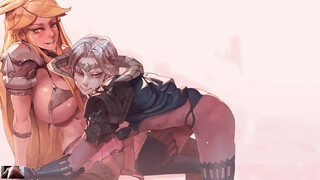 Jessicas curse - The thief is masturbating herself during the entire fight