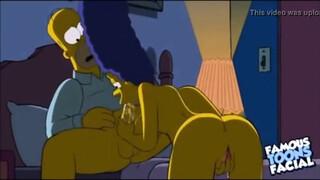 Marge is having fun with HOMER