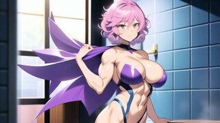 Muscular anime girls hentai compilation 筋肉質のアニメの女の子のエロ編集 animation