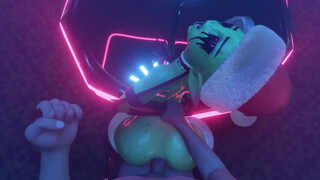 Naughty Elf Anal Punished