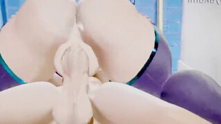 Hot sexy FUTA fuck girls and explode with ton of cum