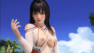Dead or Alive Xtreme Venus Vacation Koharu Hurray Hurray Venus Cheerleader Outfit Nude Mod