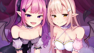 魔王上にて、エチエチな淫魔達の耳舐め攻撃で骨抜きにされてしまう勇者様【サキュバス×悪魔×天使/Kaleidoscope】