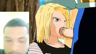HENTAI vegueta fucks androi 18 and fills her anus with hentai milk