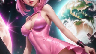 Spaces Pinks Ladys AiArtxxx