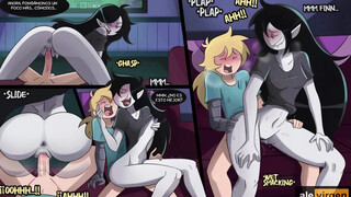 Marceline Es Follada Por Finn - Son Descubiertos Por La Dulce Princesa