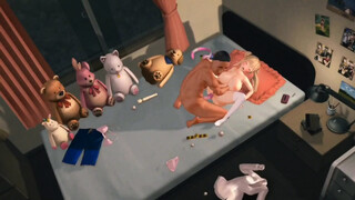 Tenchou should not get on lady's bed like that