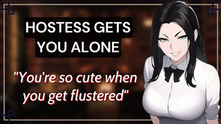 A Sexy Hostess Notices You And Takes You To A Private Room For Free