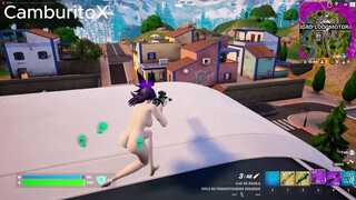 The Busty Girl Winning Her First Fornite Game - Fornite Gameplay