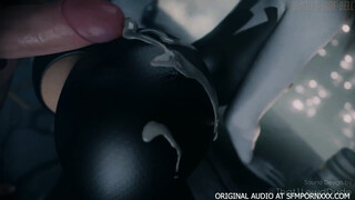 latex dressed girl fucked in ass sfm 3d