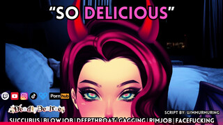 F4M - Horny Nervous Succubus-In-Training Wants to Practice on Your Cock - Erotic Audio Roleplay ASMR