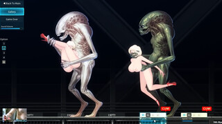 Project EVE - Sexy 2b nier automata fucked by alien monsters