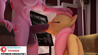 Fluttershy Do Deep Futanari Blowjob In Barn - Best Futa Furry Hentai 4k