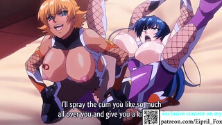 Futa Igawa Sakura and Yatsu Murakasi fucking Asagi So Hard - Futanari Action Taimanin Hentai Porn