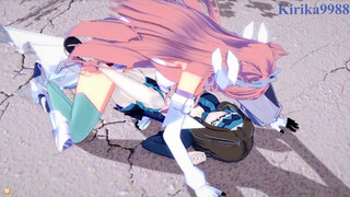 Garie Tûmân and Maria Cadenzavna Eve have intense futanari sex - Symphogear Hentai