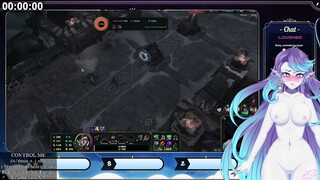 Vtuber moaning while playing