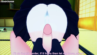 Naruto Sakura Haruno Gives You A Footjob Hentai POV