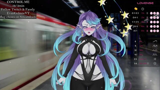 Vtuber is fuck on train station