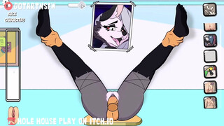 Loona Legs Spread In Glory Hole Creampie - Hole House Game