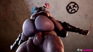 Harley Quinn being Stuffed in Midair (with sound