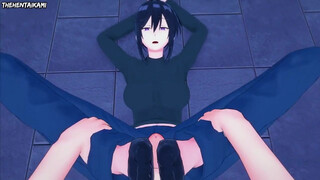 Motoko Izumi from Kawaii Dake Gives You A Footjob Hentai POV