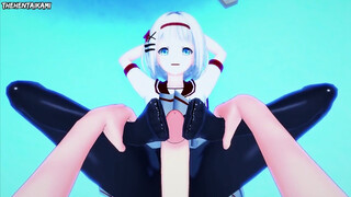 Siesta from The Detective Is Already Dead Gives You A Footjob Hentai POV