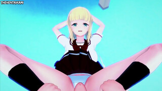 Charlotte Arisaka Anderson from The Detective Is Already Dead Gives You A Footjob Hentai POV