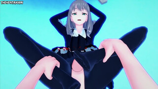 Yume Minami from SSSS Gridman Gives You A Footjob Hentai POV