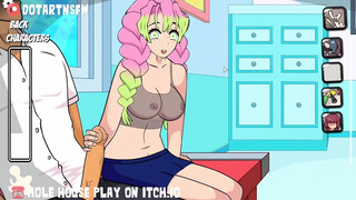 Mitsuri Gives The Best Handjob - Hole House