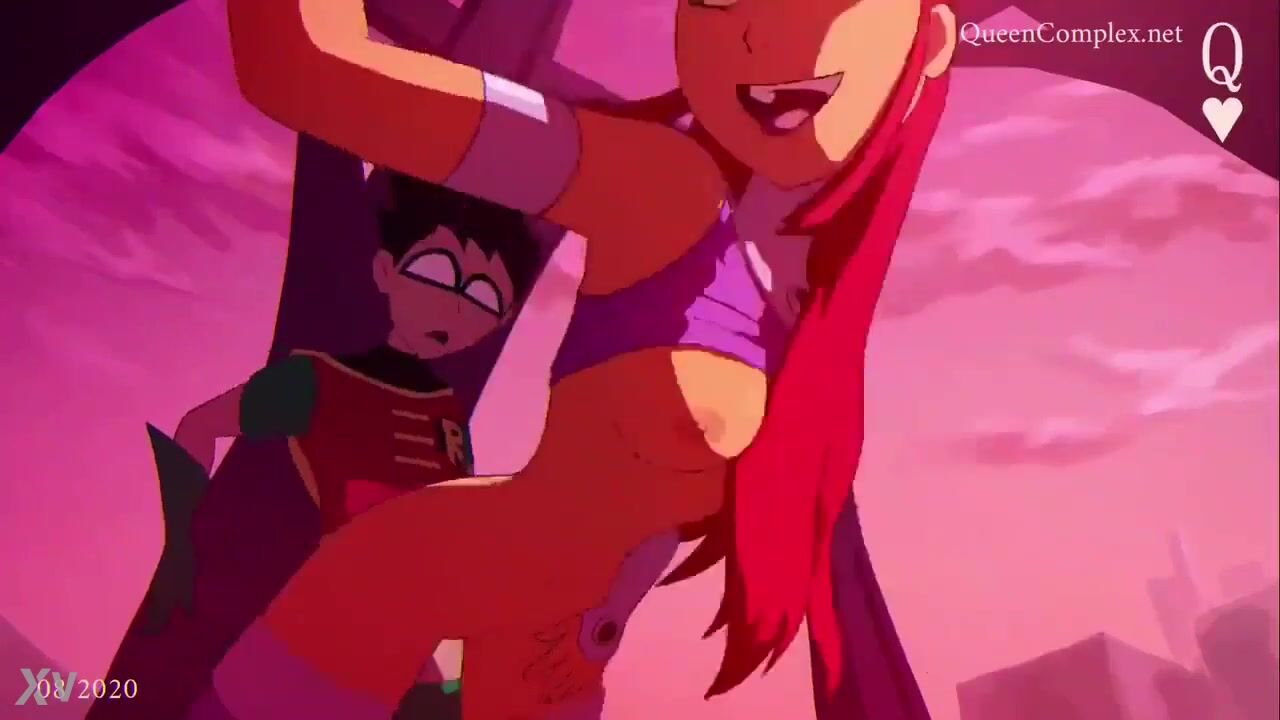Starfire and robin porn
