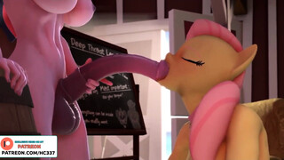 AMAZING FUTANARI FURRY BLOWGOB ANIMATION - MY LITTLE PONY FLUTTERSHY X TWILIGHT
