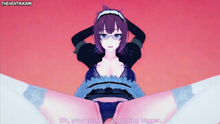 Lilya from Mushoku Tensei Gives You A Footjob Hentai POV