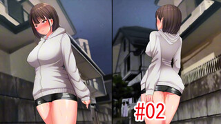 Night Walk 2 Because I was shy, I first tried taking off my skirt and wandering in the dark alley.