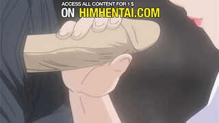 Hentai uncensored - Busty girl eats two cocks at once