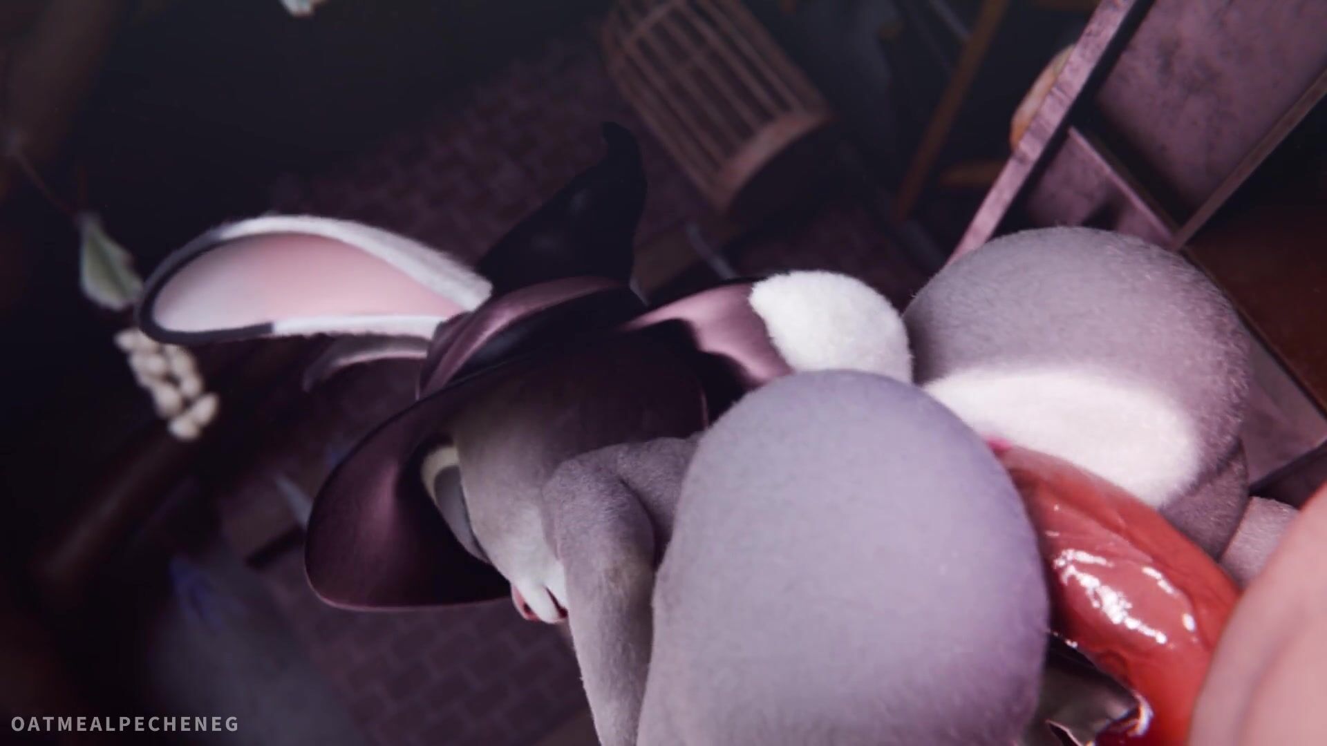 Witch Judy Hopps Turn Herself Into Blackhole and Spagettified Dick POV.