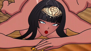 Goddess of Egypt pregnant by mortal