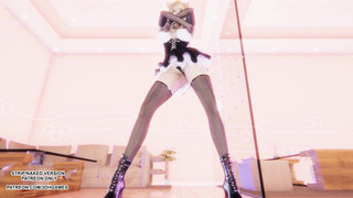 [MMD] (G)I-DLE - Wife Ahri Sexy Kpop Dance League of Legends Hentai Uncensored 4K 60FPS