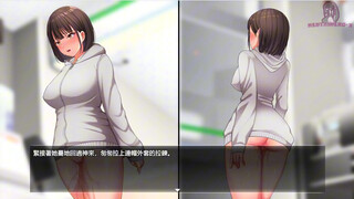 Night Walk 4: Going to a convenience store with the lower body naked and getting excited and angry to the climax