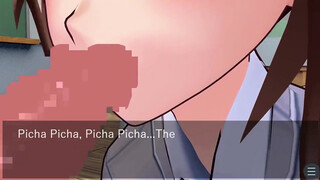 Karin,under the desk in a school blazer, Love & Lick you with my mouth!!