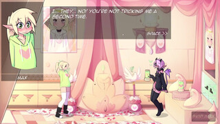 Beautiful trans Angel Fuck my Anal and Help Me to recover My self creampie hentai porn game play