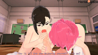 Threesome AIRA get Creampied by Turn Dandadan Hentai Uncensored