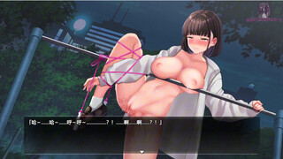 Night Walk 11 Exposed and tied up in the park PLAY