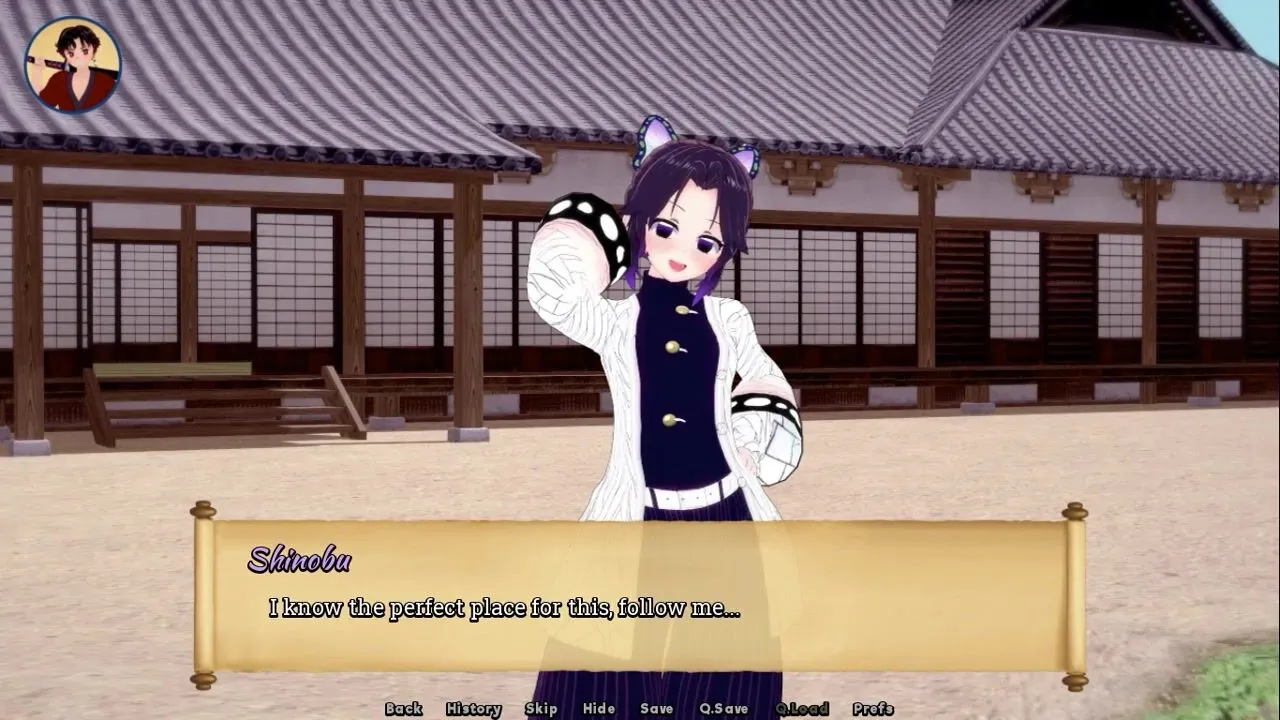 A moment of hesitation