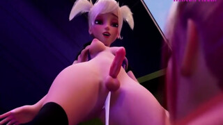 Redhead blonde futanari teens anal cowgirl action - uncensored hentai