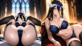 Albedo: The insatiable succubus of Nazarick ignites her dirty fantasies