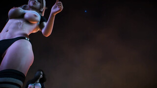 3D cute college slut Asian whores shaking the big asses