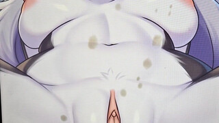 Helluva Boss Loona Cum Praise MASSIVE cumshot over her pussy and body