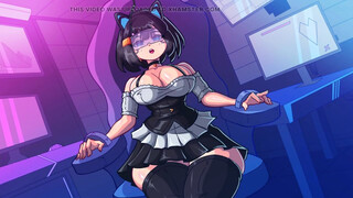 The sex machine trains Katherine for greater pleasure